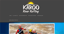 Desktop Screenshot of karoo-river-rafting.co.za